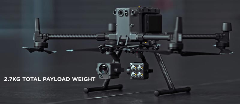 Drohneneinsatz - Drohne für Inspektion für max. drei Kameras